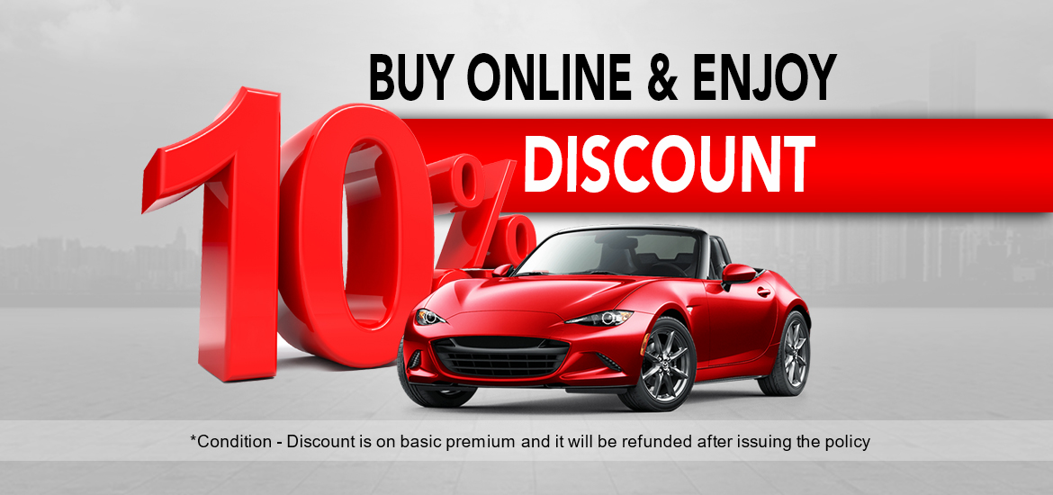 Buy Insurance Online & Enjoy 10% Discount for Motor Full Insurances