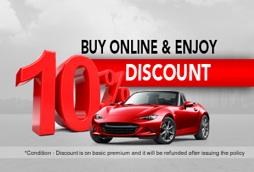 Buy Insurance Online & Enjoy 10% Discount for Motor Full Insurances